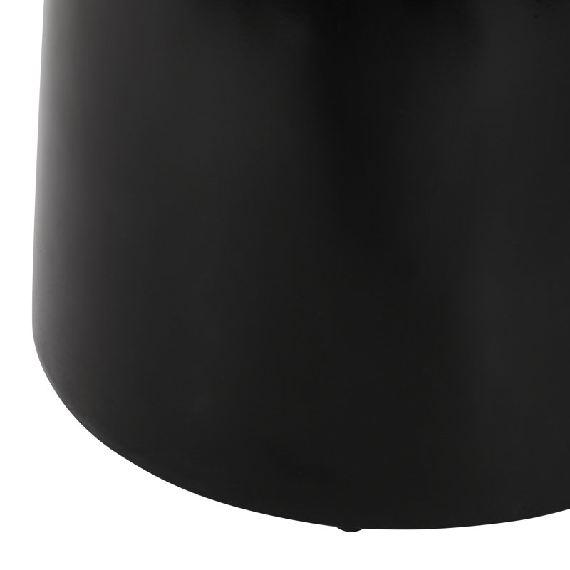 Grande table d'appoint en métal pour patio