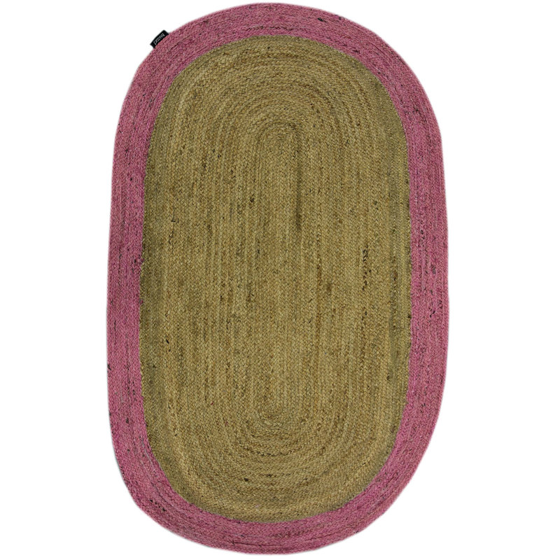 Roberta Hand Woven Area Rug, Oval 90x160cm