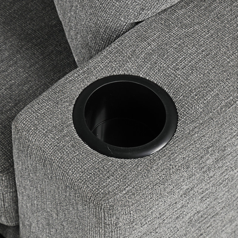 Canapé-lit modulaire convertible, Gris chenille