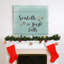 Seashells and Jingle Bells - Reproduction d'art textuel sur toile tendue-854879372
