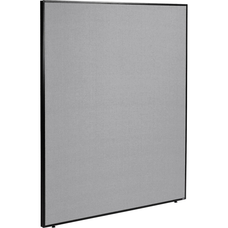 Panneau de séparation Interion Office, Gris, H 72 po x L 60 po