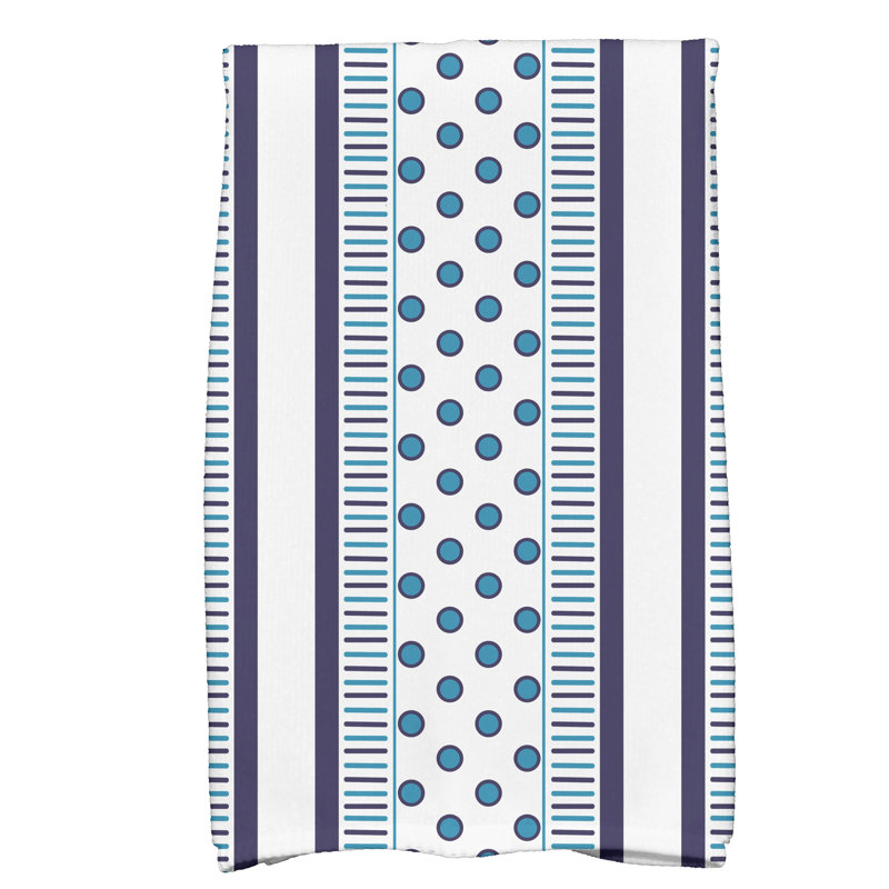 Débarbouillette Abbie, Bleu marine/clair