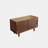 Mid - Century Solid Wood Sliding Door Shoe Storage Bench