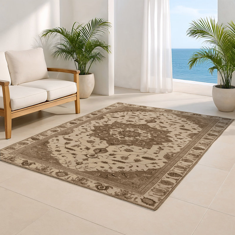 Tapis d'intérieur et d'extérieur Tabriz, Rectangle 4pi x 6 pi
