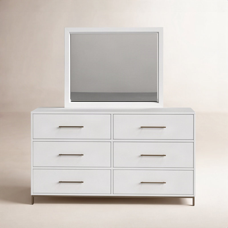 Marino 60'' W Unfinished 6 - Drawer Dresser