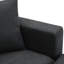 Canapé modulaire de 101 po x 66 po avec housse et structure mobile en fer pour 4 canapés décoratifs pour salon, appartement, bureau, construction solide