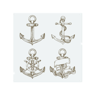 60cm W Glass Peel and Stick