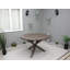Edgerton Round Pine Solid Wood Outdoor Dining Table - 284.48 cm W 284.48 cm D-86134616