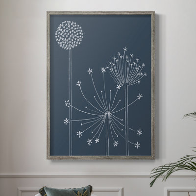 Impression graphique Alliums I - bois massif