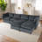 Elaris 6 - Piece Upholstered Sectional Sofa-108402392