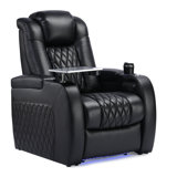 Mixell Leather Home Theater Seating with Cup Holder