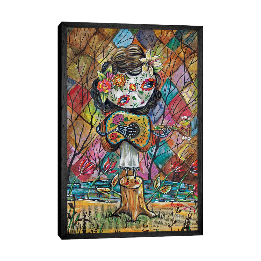 Musica Del Corazon by Heather Renaux - Print on Canvas