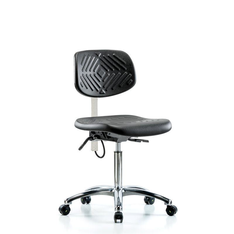Archie Task Chair, Black, Casters, Not Included