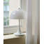 Petite lampe de table moderne en acrylique blanc avec abat-jour en acrylique pour le salon de la chambre à coucher, ampoule incluse