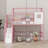 Metal Loft Bed With Roof Design And A Storage Box-1216363599