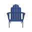 Chaise Adirondack en bois massif Langport-1032704495
