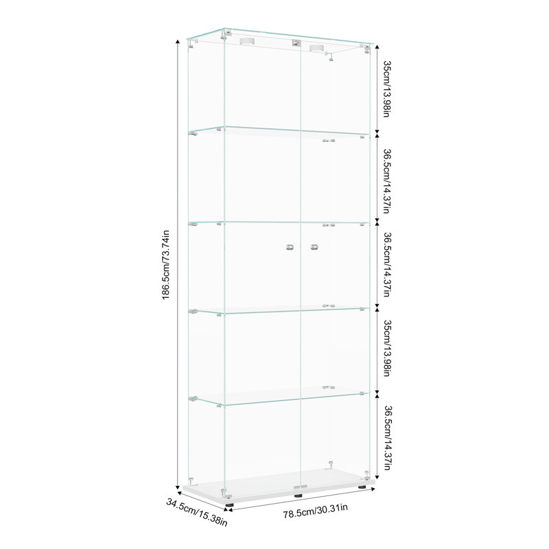 Display Case, White puck Light