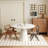 Jerrianne Retro Round 47'' Round Dining Table-1853922017