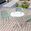 Ensemble de 2 chaises longues modernes - Plastique PP intérieur / extérieur toutes saisons, léger pour patio, plage, salon-582555937