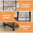 Microwave Stand Bakers Rack W Power Outlet