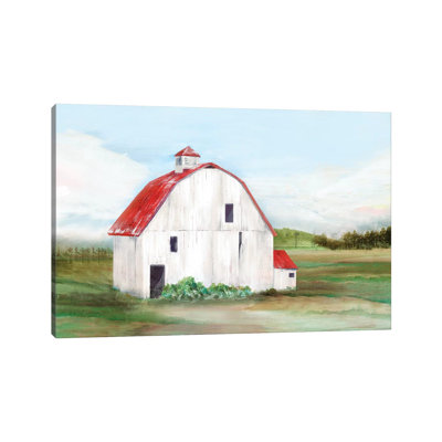 Red Barn I by Isabelle Z - Print on Canvas