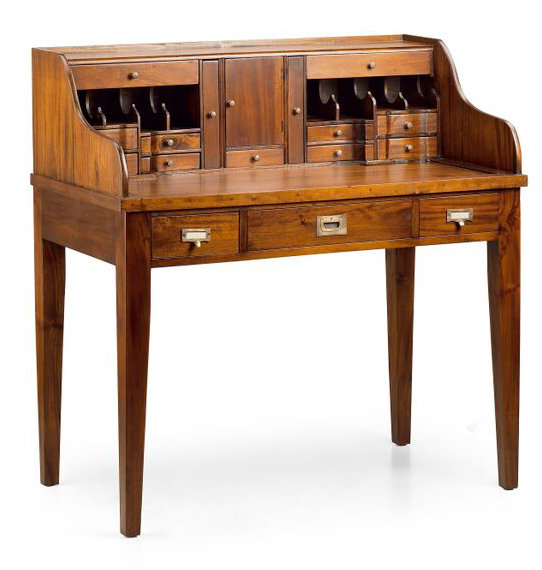 Flamingo Solid Wood Base Writing Desk