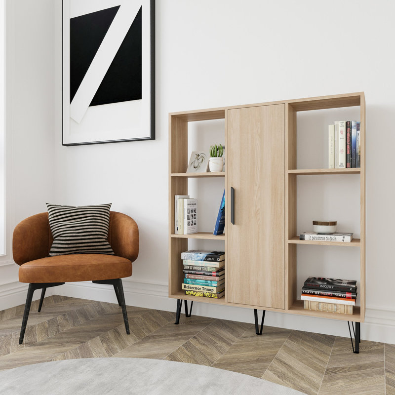 Reynaud Storage Bookcase, Oak