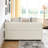 Queen Size, Upholstered Daybed, Trundle, 2 Drawers For Storage, Beige Boucle Material, Vertical Stripe On Back, Comfortable Foam Sides, Simple Assembly Setup Storage Units, Boucle, Pattern , Optimal