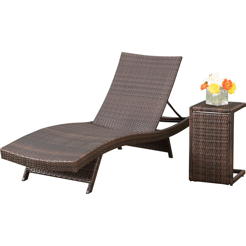 Chaise longue inclinable Choi