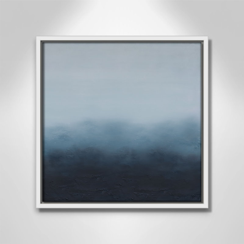 «Elemental III Square Version Print» par S.H. Khân, H 13,5 po x l 13,5 po, Blanc