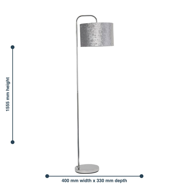 Tennille 155.5cm Arched Floor Lamp Set