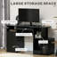 Bureau d'ordinateur avec rangement Homcom-70690209