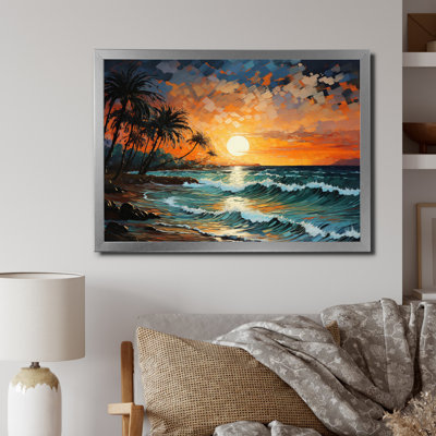 " Minimalism Palm Trees Serenade II "