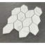 Carreau de mosaïque de porcelaine fantaisie 3 po x 3 po