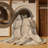 Washable Fossil Shell Design Coastal Area Rug-1138631301