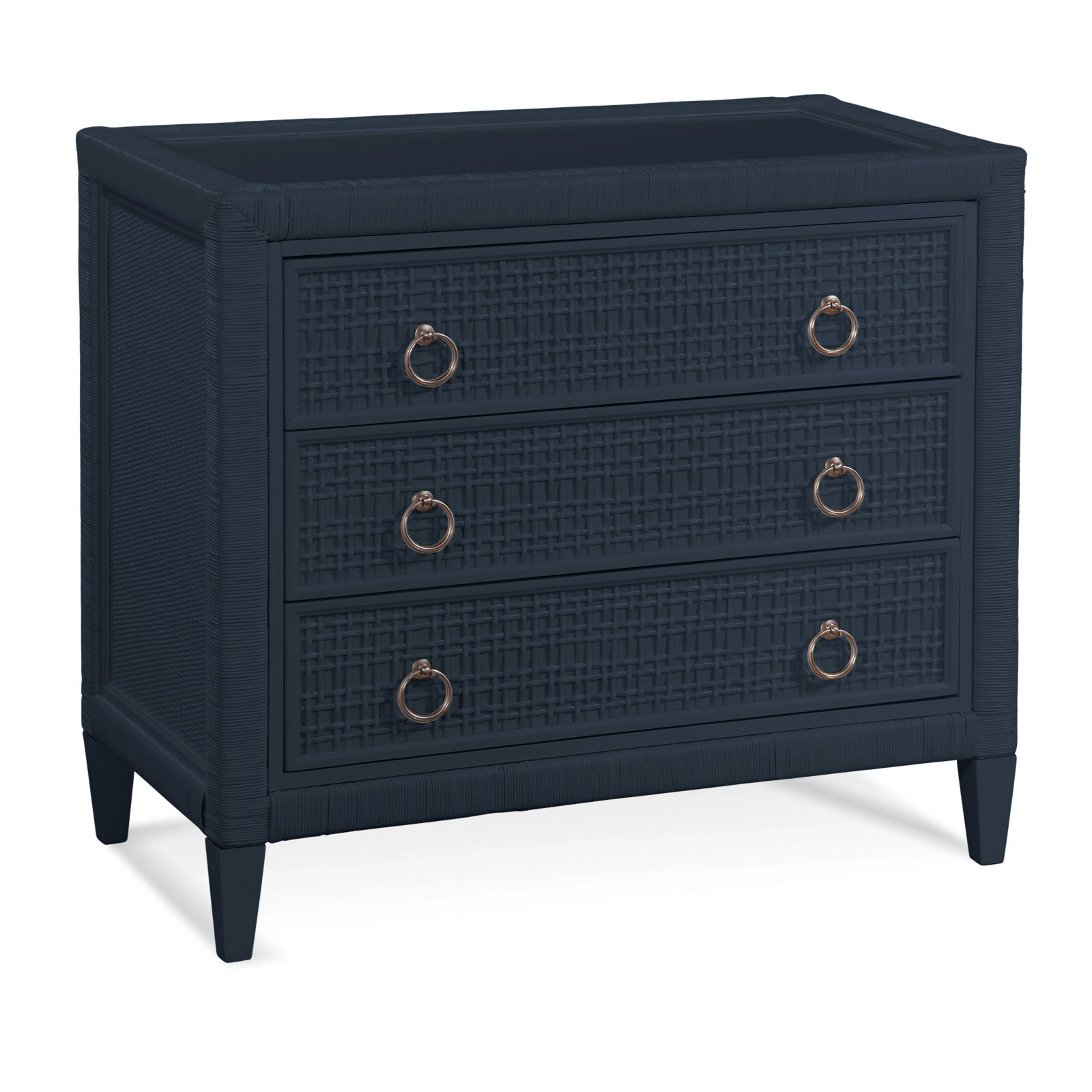 Monterey 36" Dresser, Navy, No, Satin Nickel
