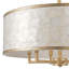 24-inch 6-Light Capiz Shell Drum Chandelier-382826765