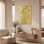 «Cascading Branches II Calm» par Katrina Pete, art mural en métal doré, 24 po x 36 po-1599170406