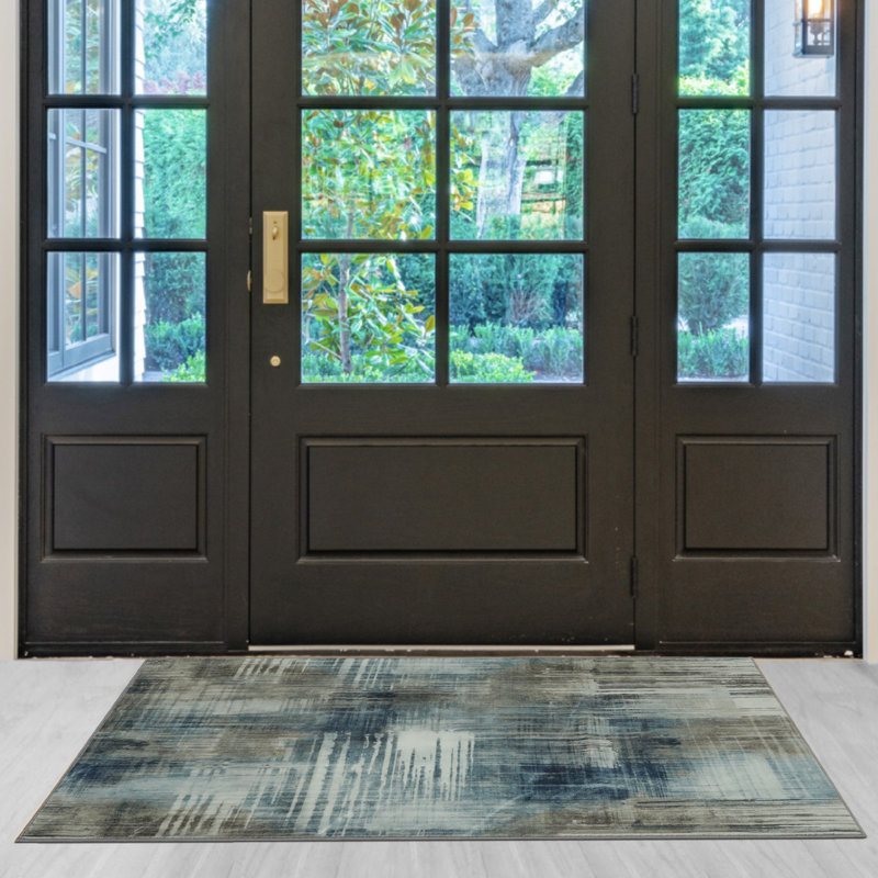 Jean Pierre New York Katara Machine Washable Dream Mink Printed Chenille Rugs, Rectangle 2' x 4'
