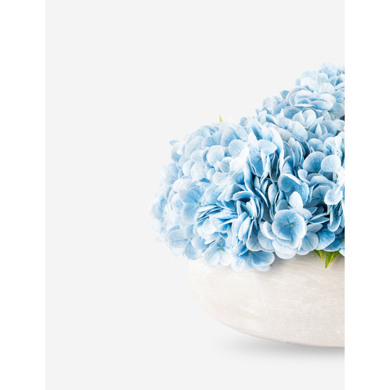 Cultivated Interiors Realtouch Hydrangea, Bleu