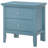 Teal Elegance Nightstand with Drawers