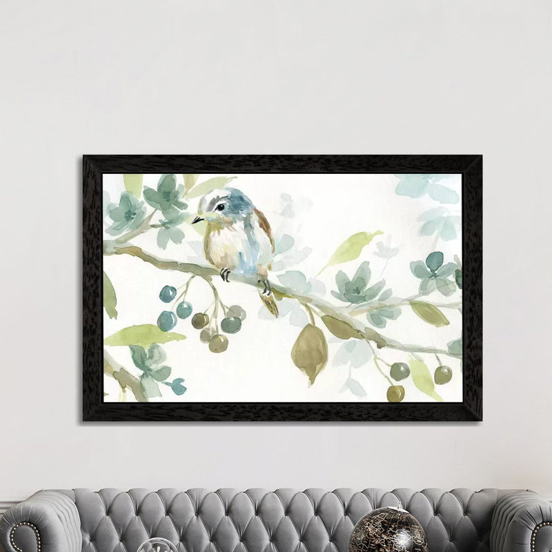 Beginning Of Spring II by Carol Robinson - Painting on Canvas, 152.5 cm H x 101.5 cm W, Black Framed