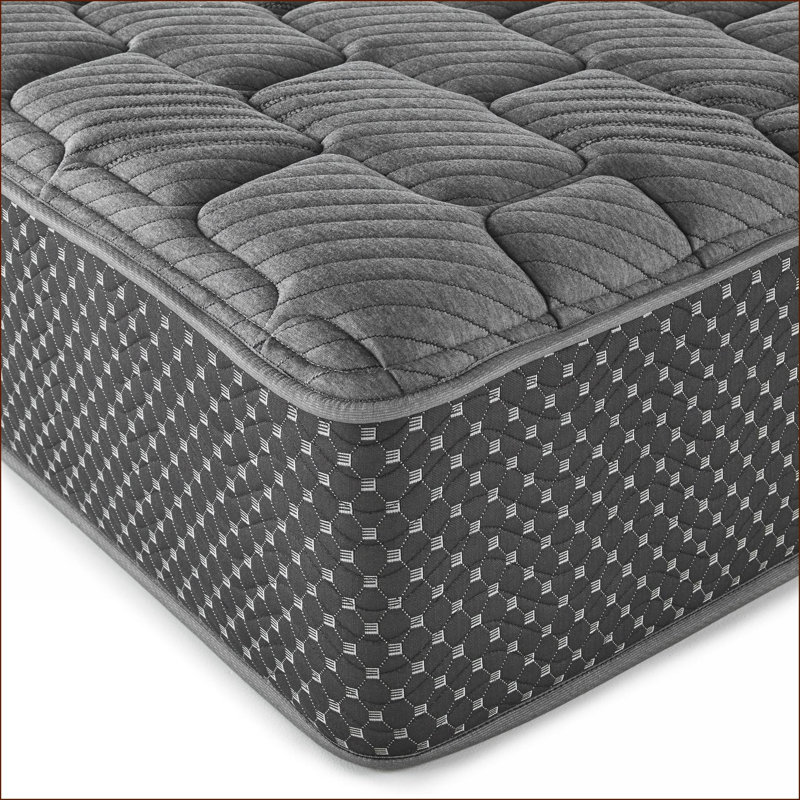 Mattresses, 13" Quilted Hybrid Full Firm Mattress | Gray | Foam+Spring, Full