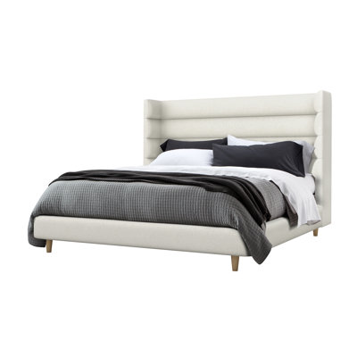 Ornette Upholstered Wingback Bed