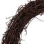 24"H x 24"W Shamrock Outline Wreath. Made of natural twigs.