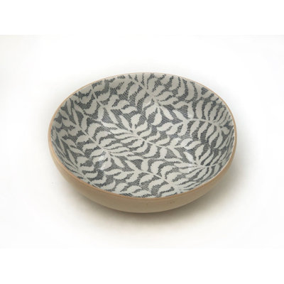 Charcoal Stoneware Serving Bowl