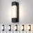 16" Dimmable LED Modern Wall Mounted Sconce With Natural Spanish Marble Shade 5 Colors Adjustable-1359667731