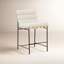 Macibella Channel Tufted Boucle Counter Stool-569614448