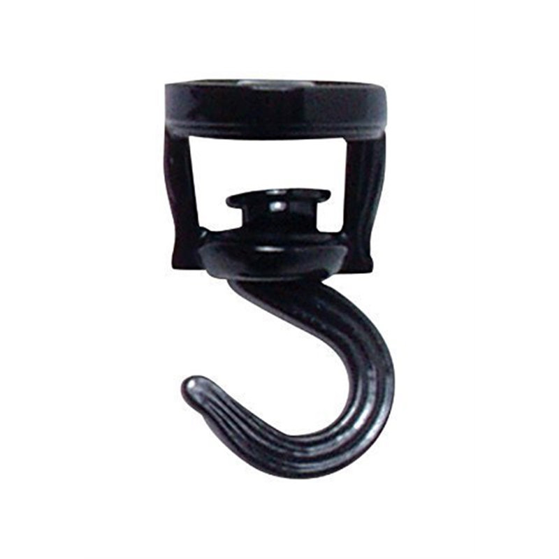 Jelez Metal Weather Resistant Hook Plant Stand, Black