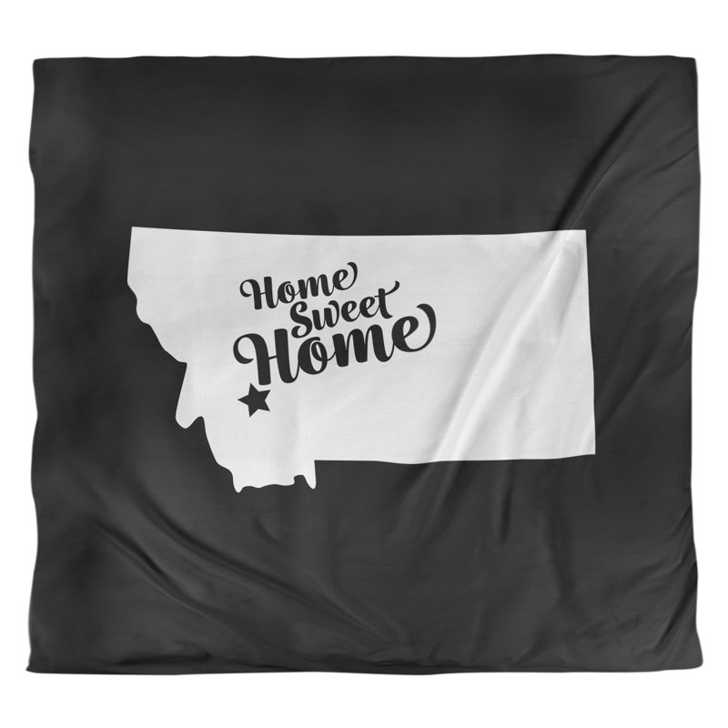Housse de couette butte doux, Housse de couette pour très grand lit, Noir, Microfibre